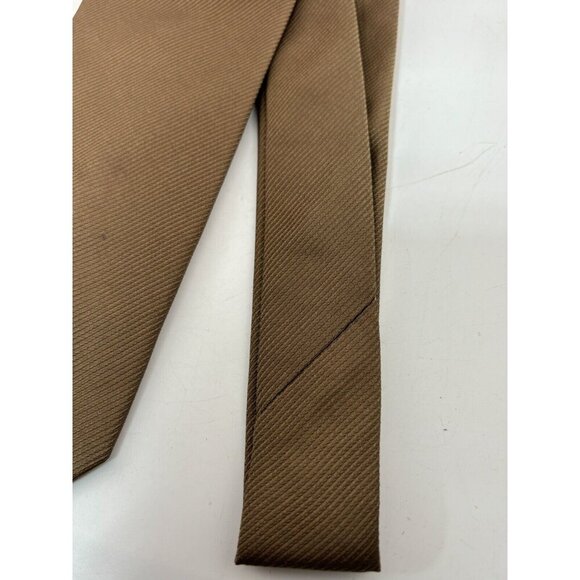 VTG ASSORTED LOT OF 3 - Brown Silk & Viscose Ties Made in Italy Retro Classic - Picture 4 of 12